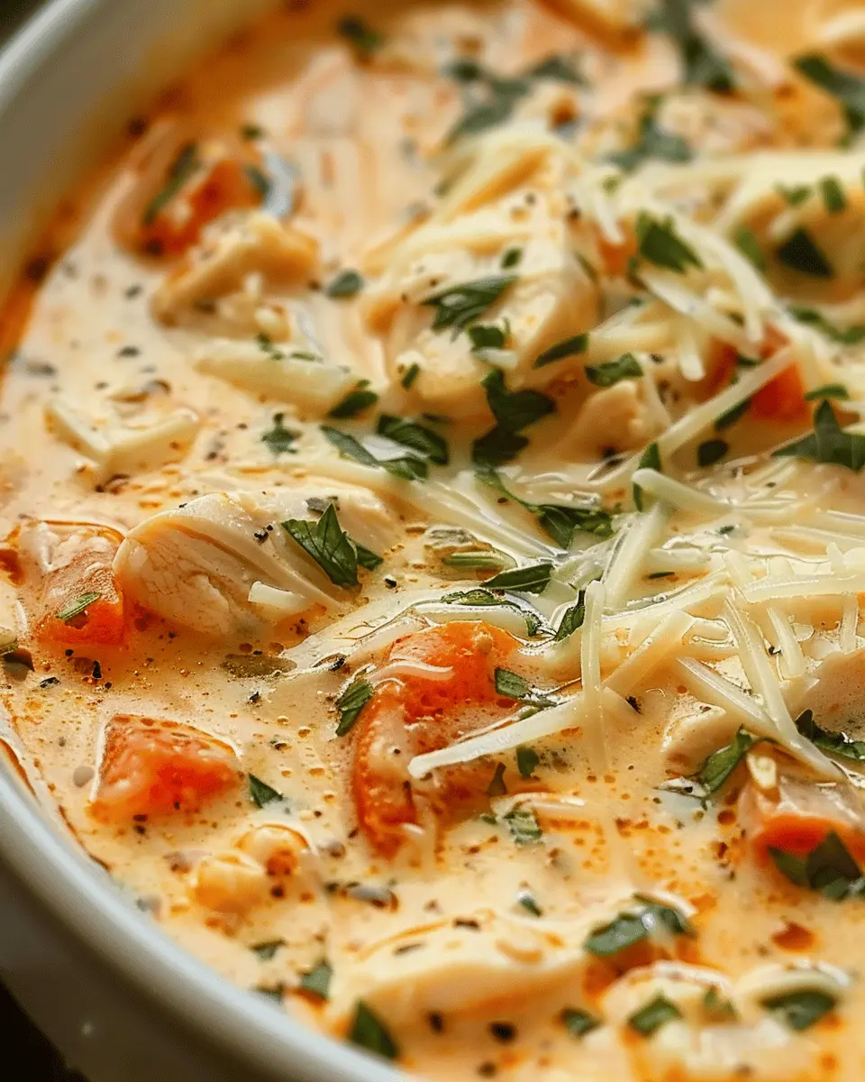 Crock Pot Creamy Chicken Parmesan Soup: An Easy Comfort Recipe