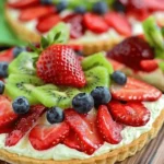 Strawberry Kiwi Fruit Pizza