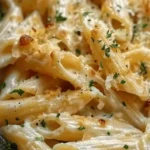 Creamy Garlic Penne Pasta