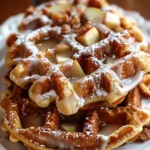 Apple Fritter Waffle Donuts