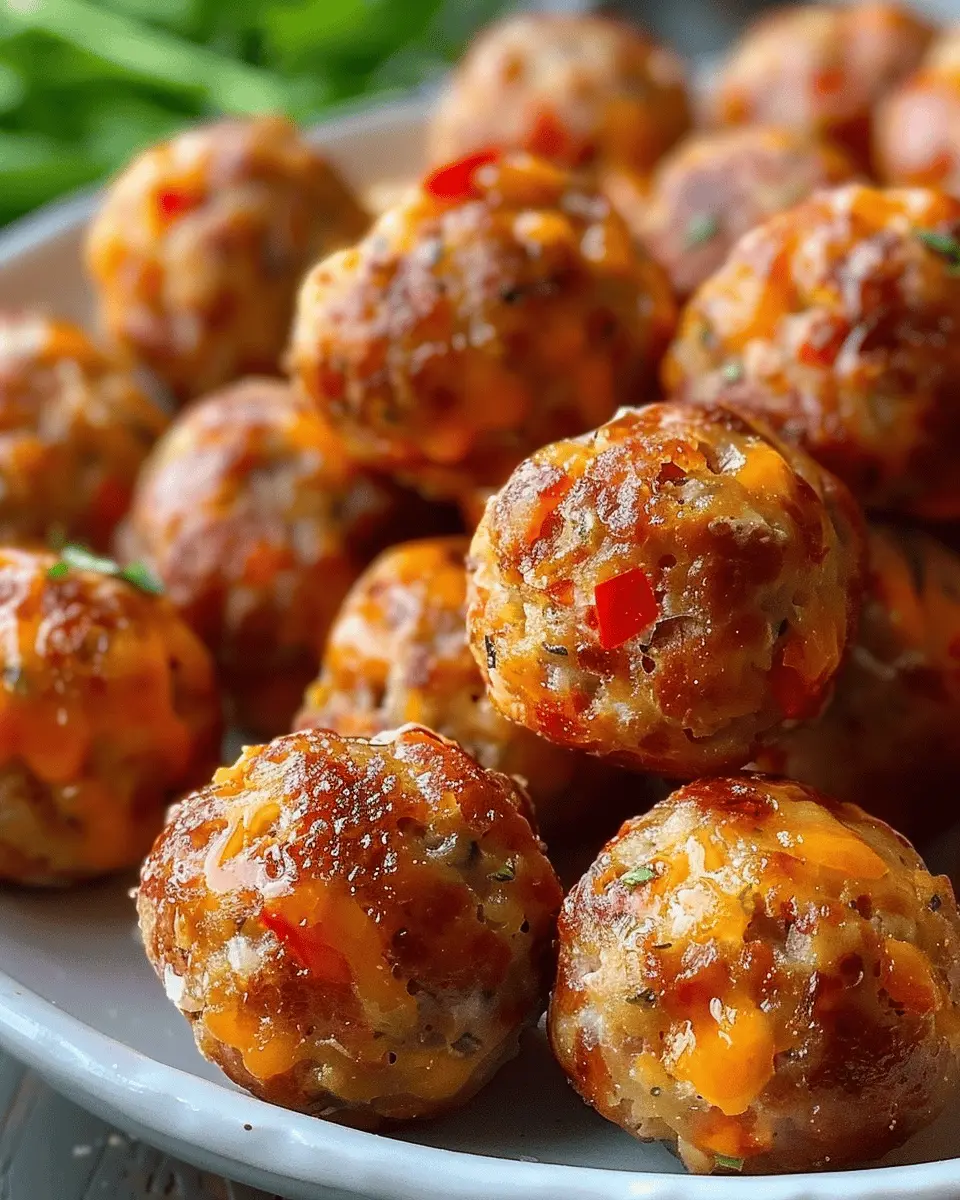Cheesy Rotel Sausage Balls: Easy Delightful Snack Recipe