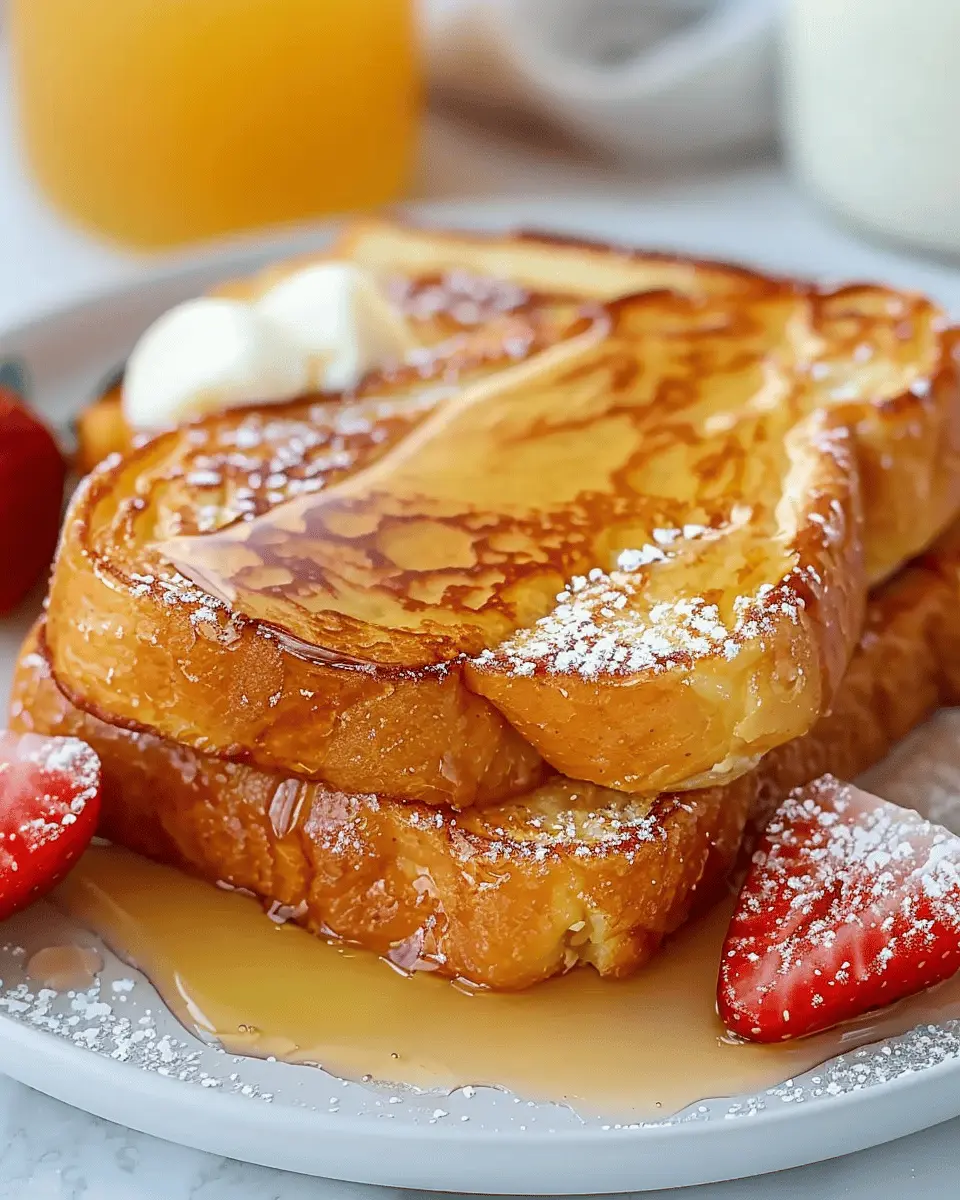 Simple Vanilla French Toast: The Quick & Easy Breakfast Delight