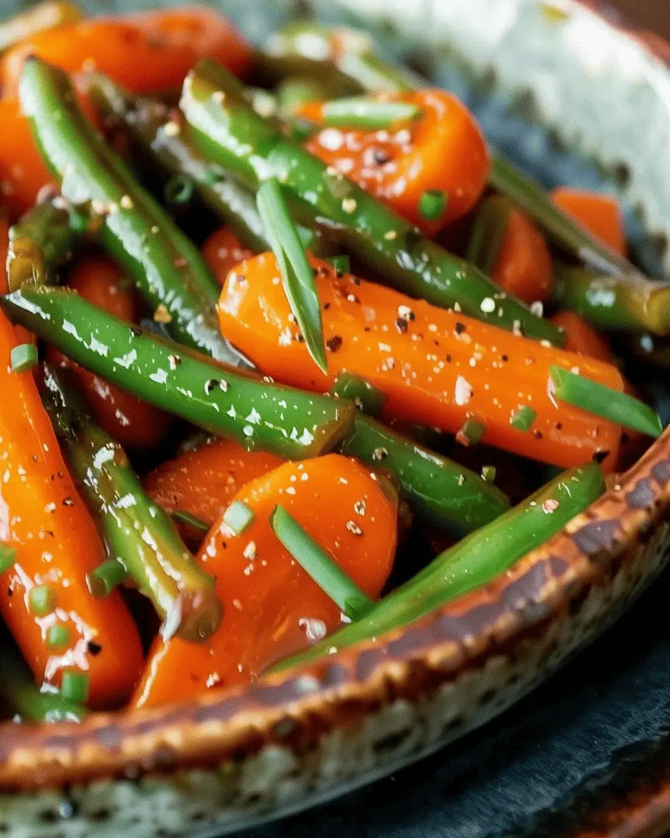 Honey Glazed Carrots & Green Beans: A Simple Yet Delicious Delight