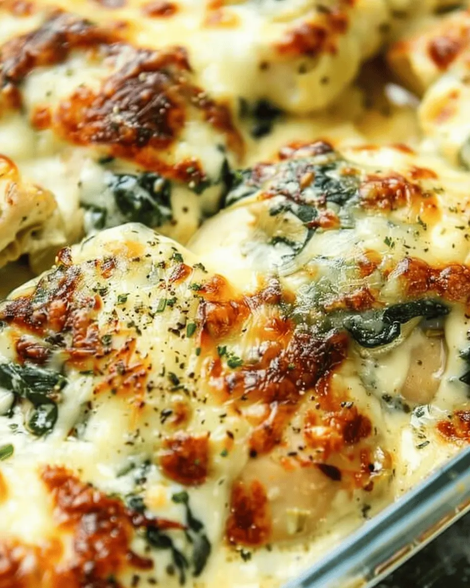 Spinach Artichoke Chicken Bake: Easy Comfort Food Delight