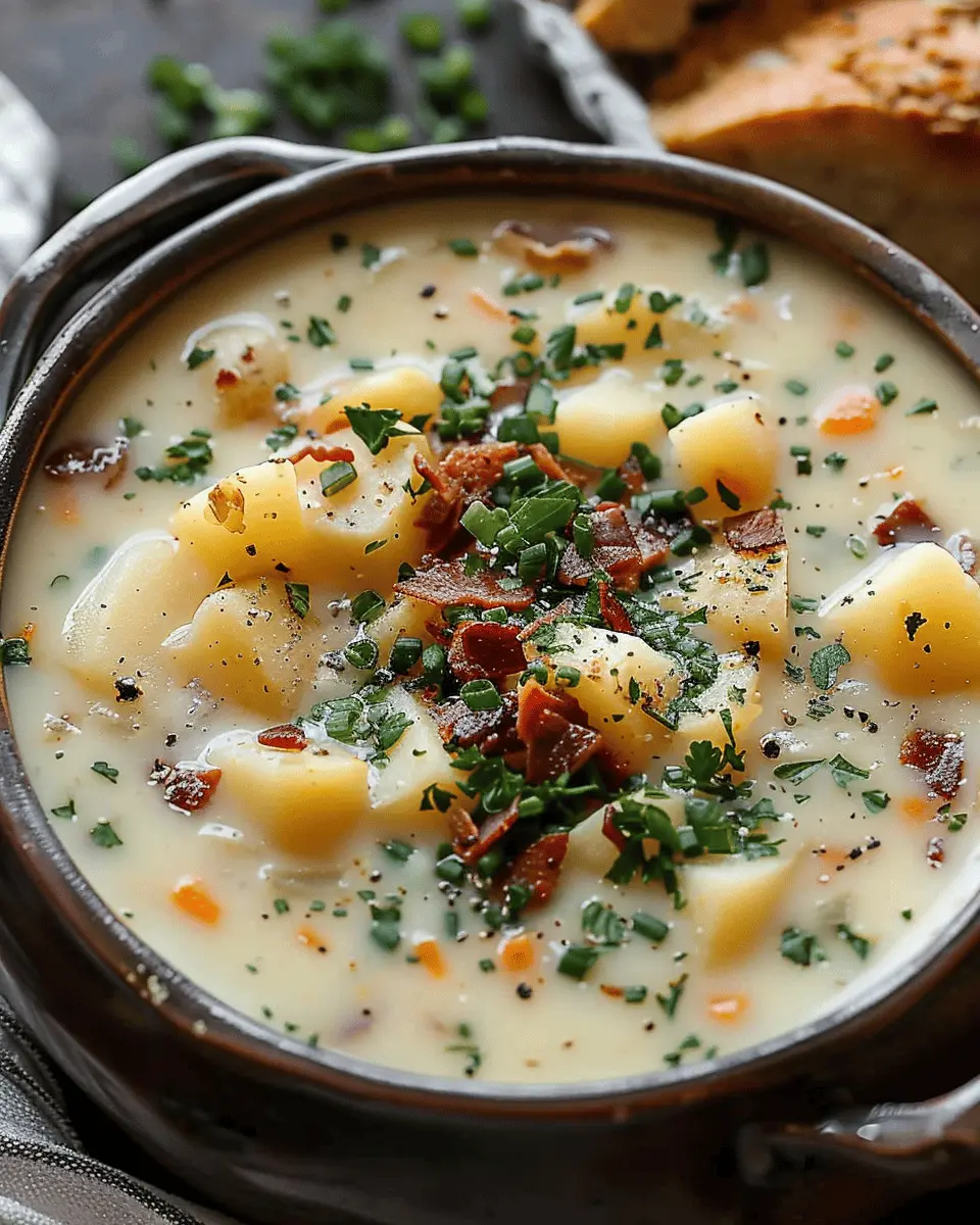 Outback Potato Soup: A Comforting Easy Recipe with Turkey Bacon