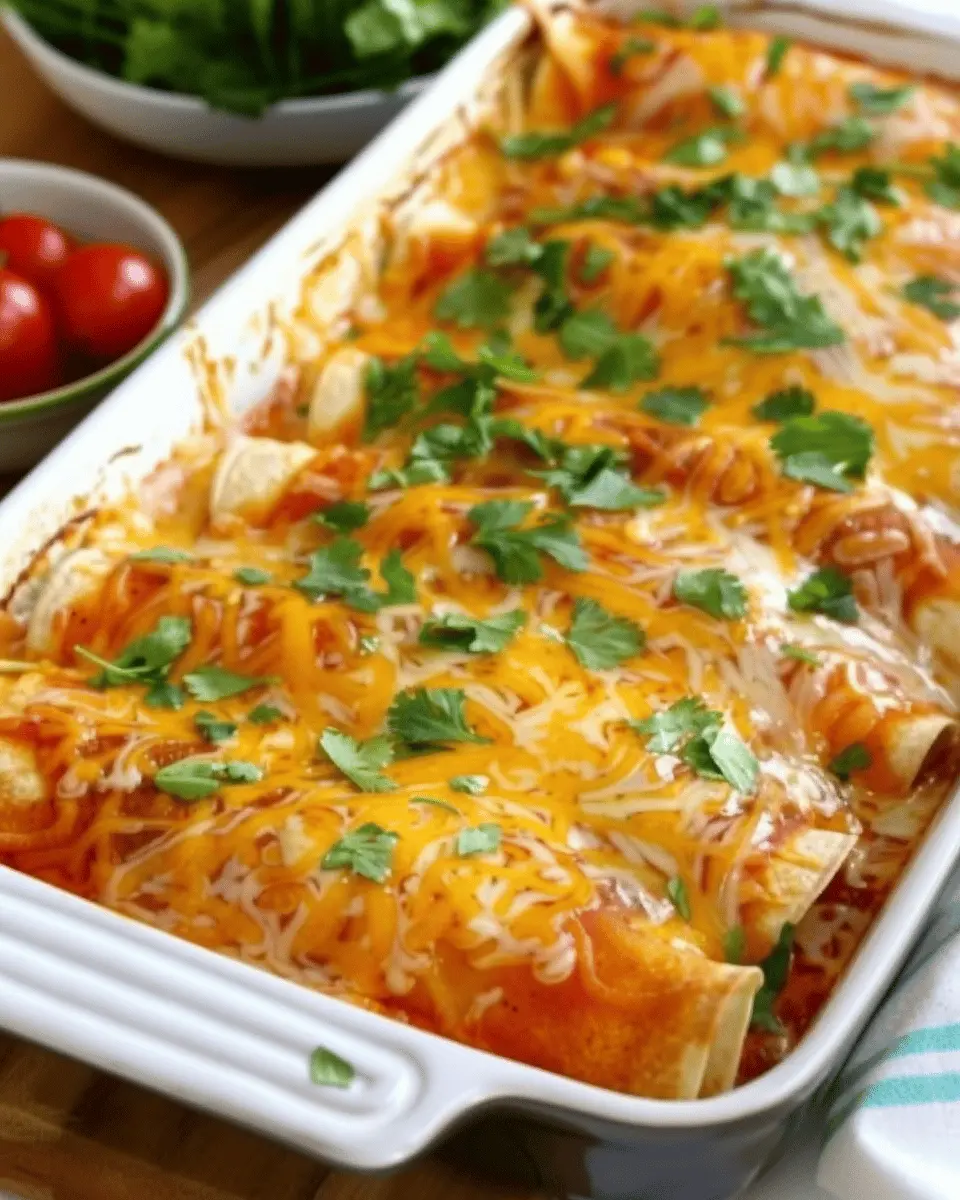 Easy Chicken Sour Cream Enchiladas: A Cozy Comfort Meal Delight