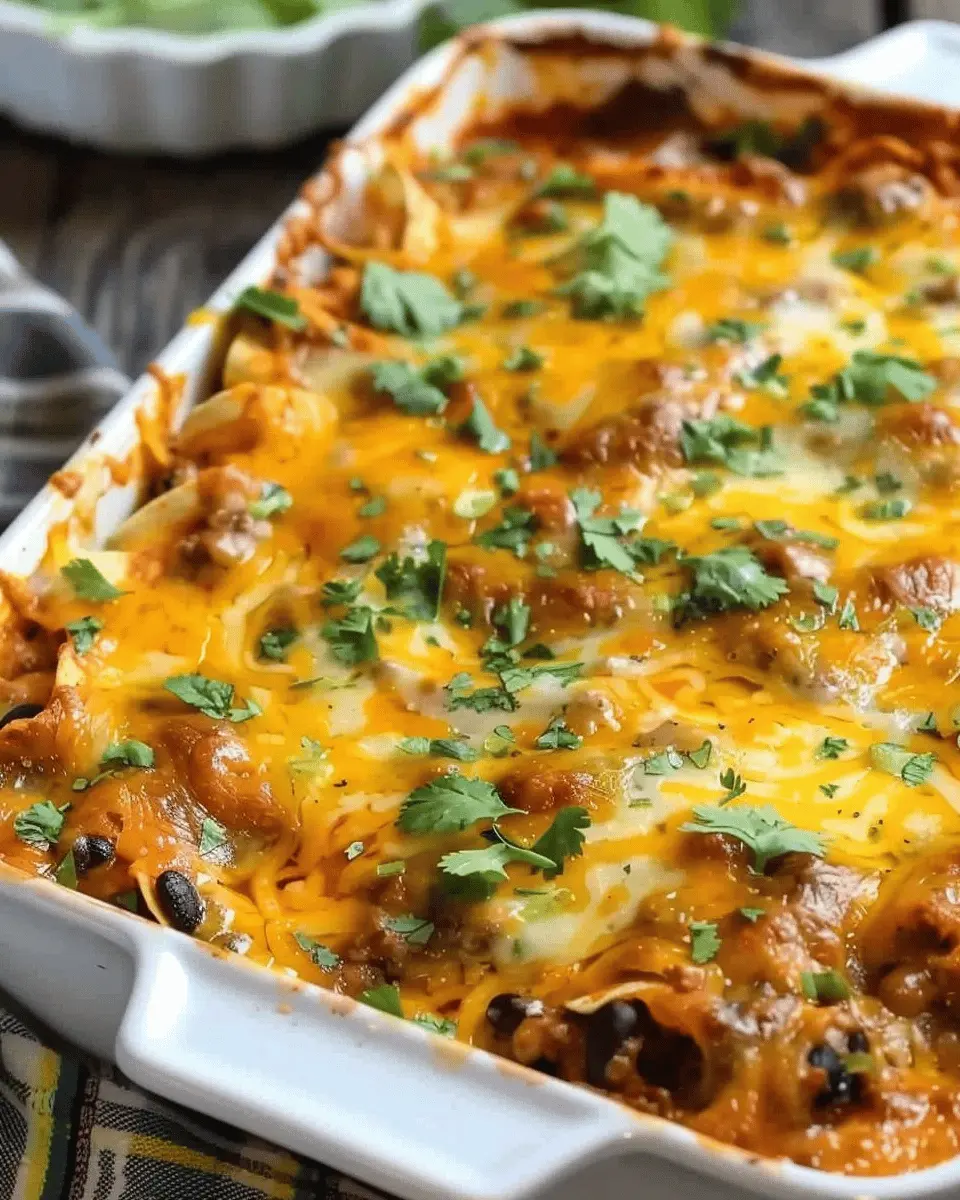 Beef Enchilada Casserole: A Deliciously Easy Family Favorite