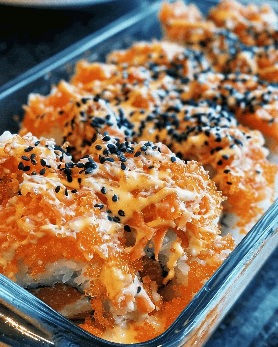 Spicy Tuna and Creamy Crab Sushi Bake: A Flavorful Delight for Home Chefs
