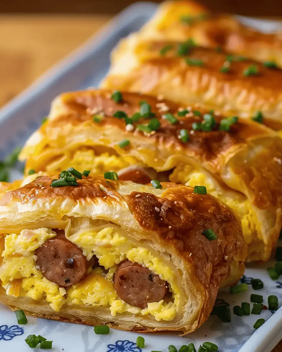 Sausage Egg Breakfast Roll-Ups