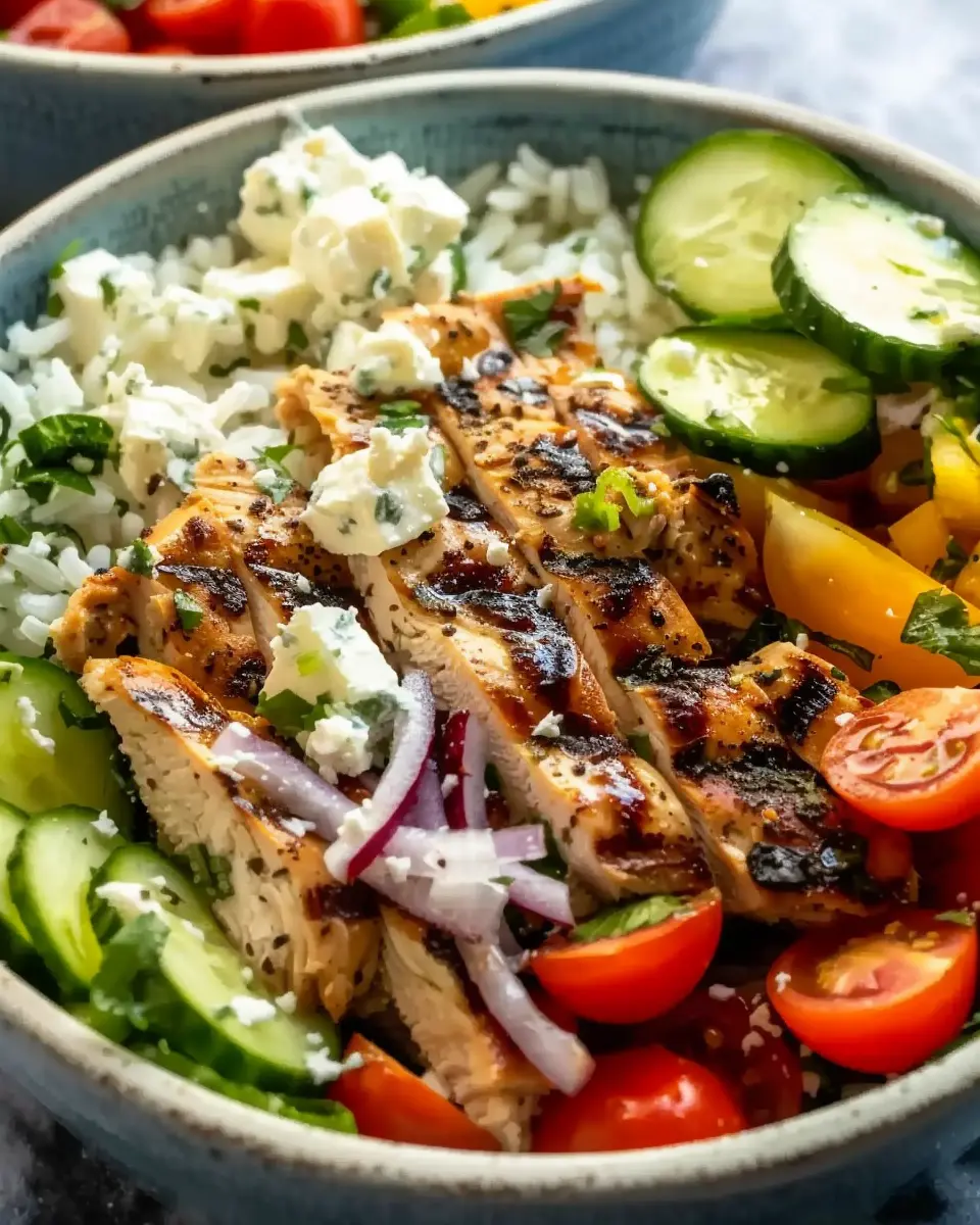 Greek Chicken Bowls: Easy & Flavorful Meal Prep Delight