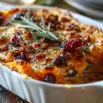 Sweet Potato & Cranberry Gratin