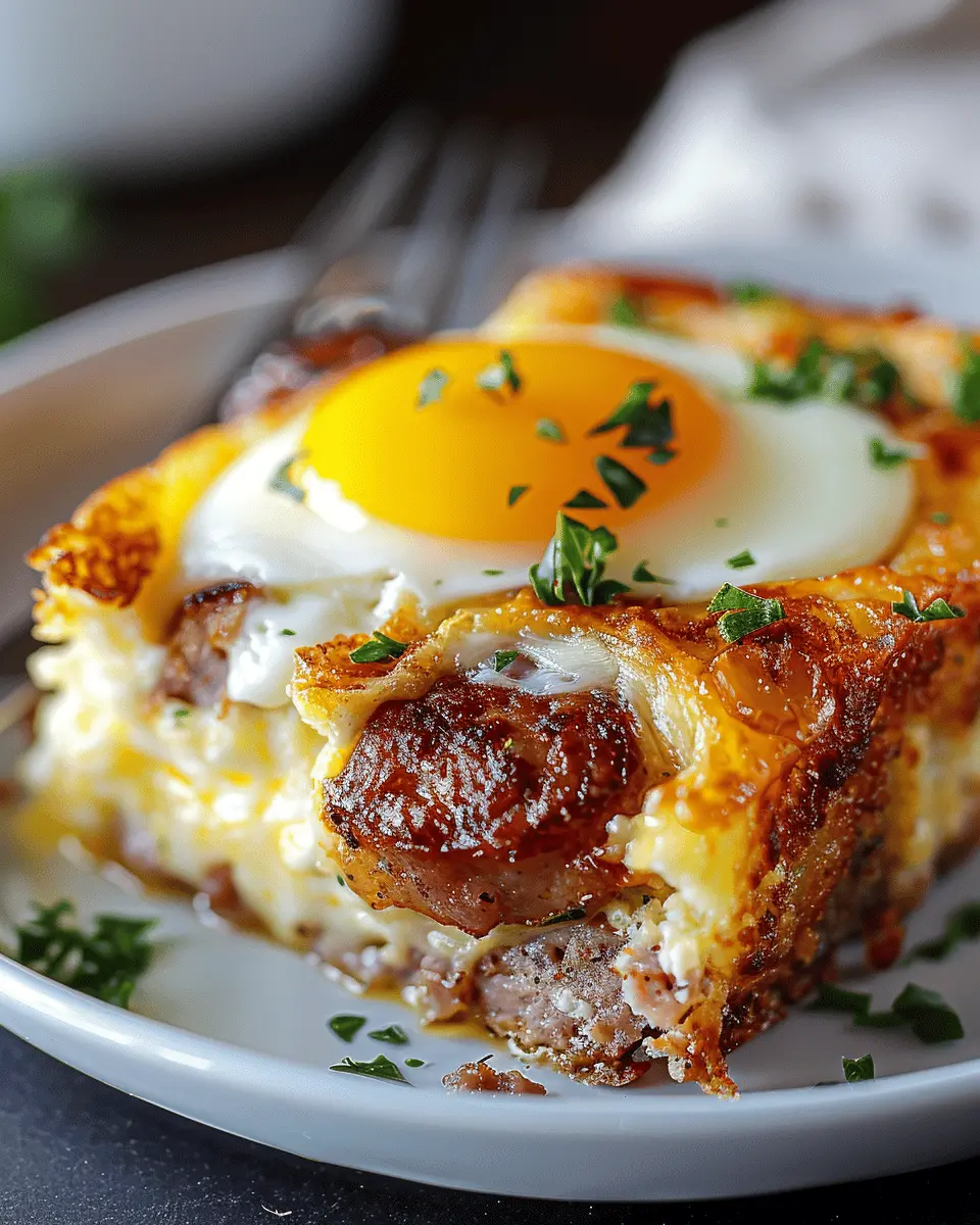 Sausage, Egg, and Cream Cheese Hashbrown: The Best Breakfast Delight