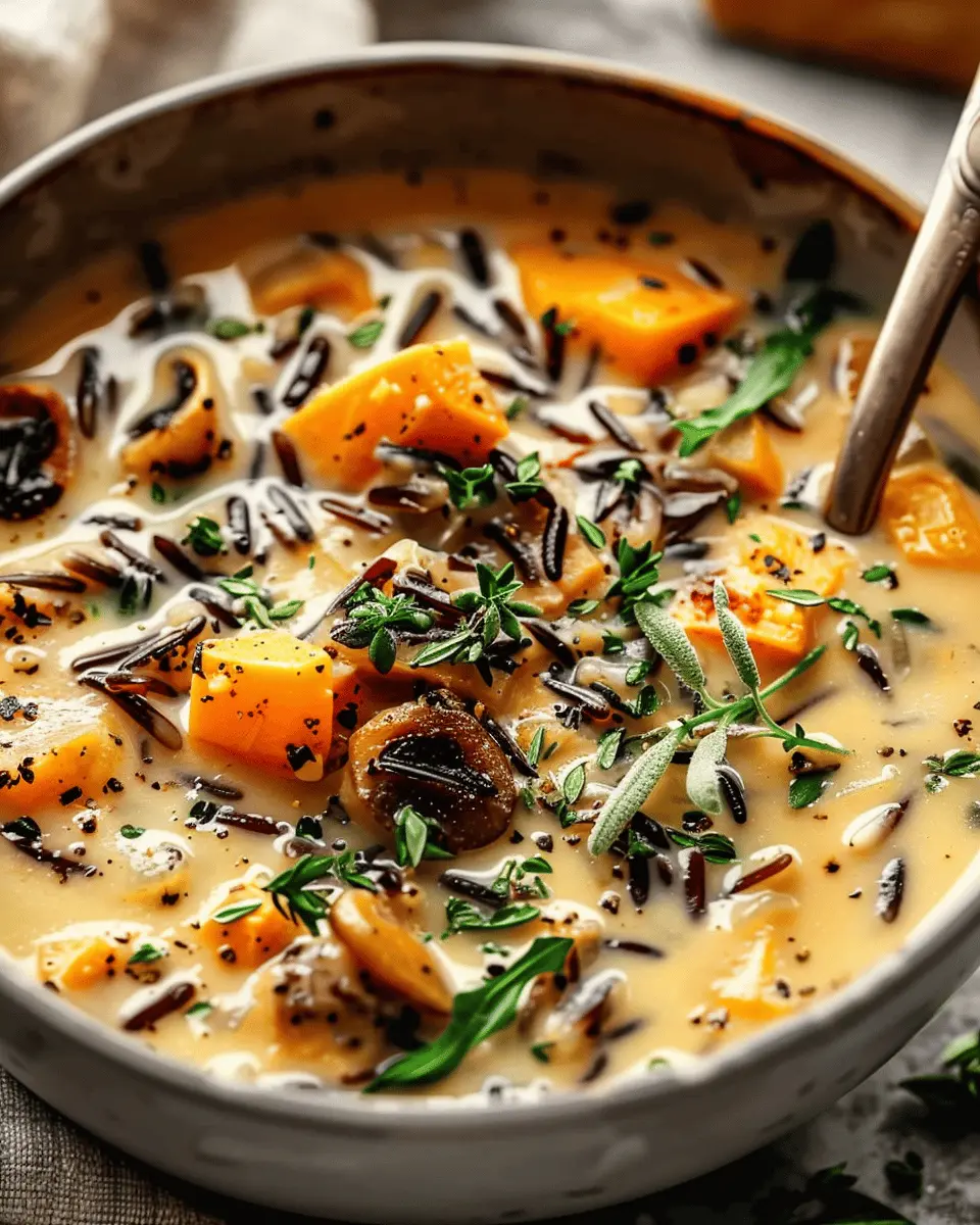 Autumn Wild Rice Soup with Turkey Bacon: A Cozy Comfort Dish