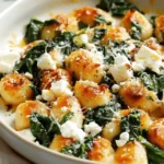 Crispy Gnocchi With Spinach And Feta