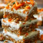 Cottage Cheese Carrot Cake Bars