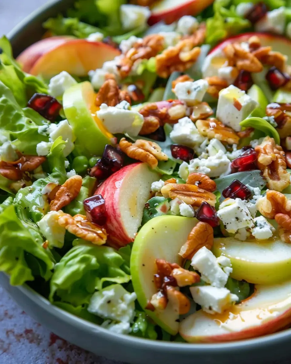 Honeycrisp Apple Feta Salad: A Fresh and Easy Delight