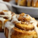 8×8 inch pumpkin cinnamon rolls