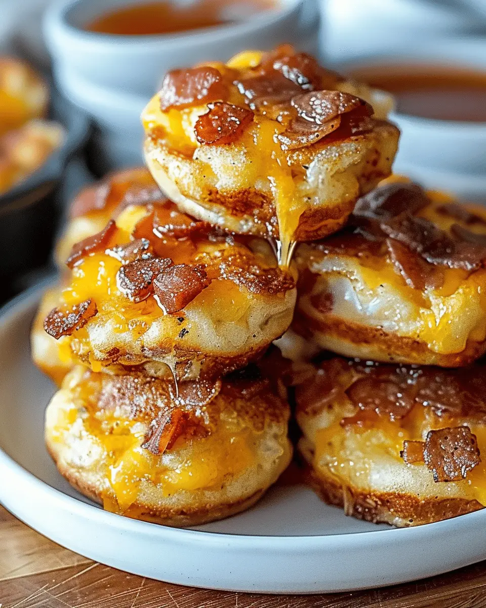McGriddle Bites: Easy Turkey Bacon and Chicken Ham Delights