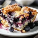 Cottage Cheese Blueberry Bake