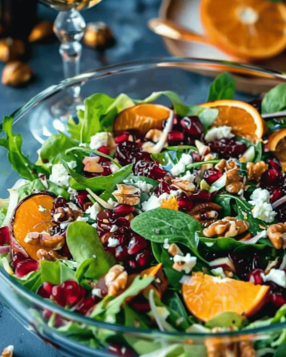 Winter Salad Delight: Fresh Flavors with Turkey Bacon and Chicken Ham