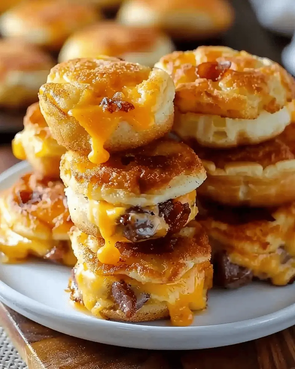 McGriddle Bites: Easy Turkey Bacon and Chicken Ham Delights