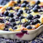 Blueberry Cottage Cheese Breakfast Bake