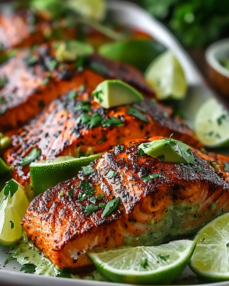 Cajun Salmon Avocado Lime: A Juicy 30-Minute Delight