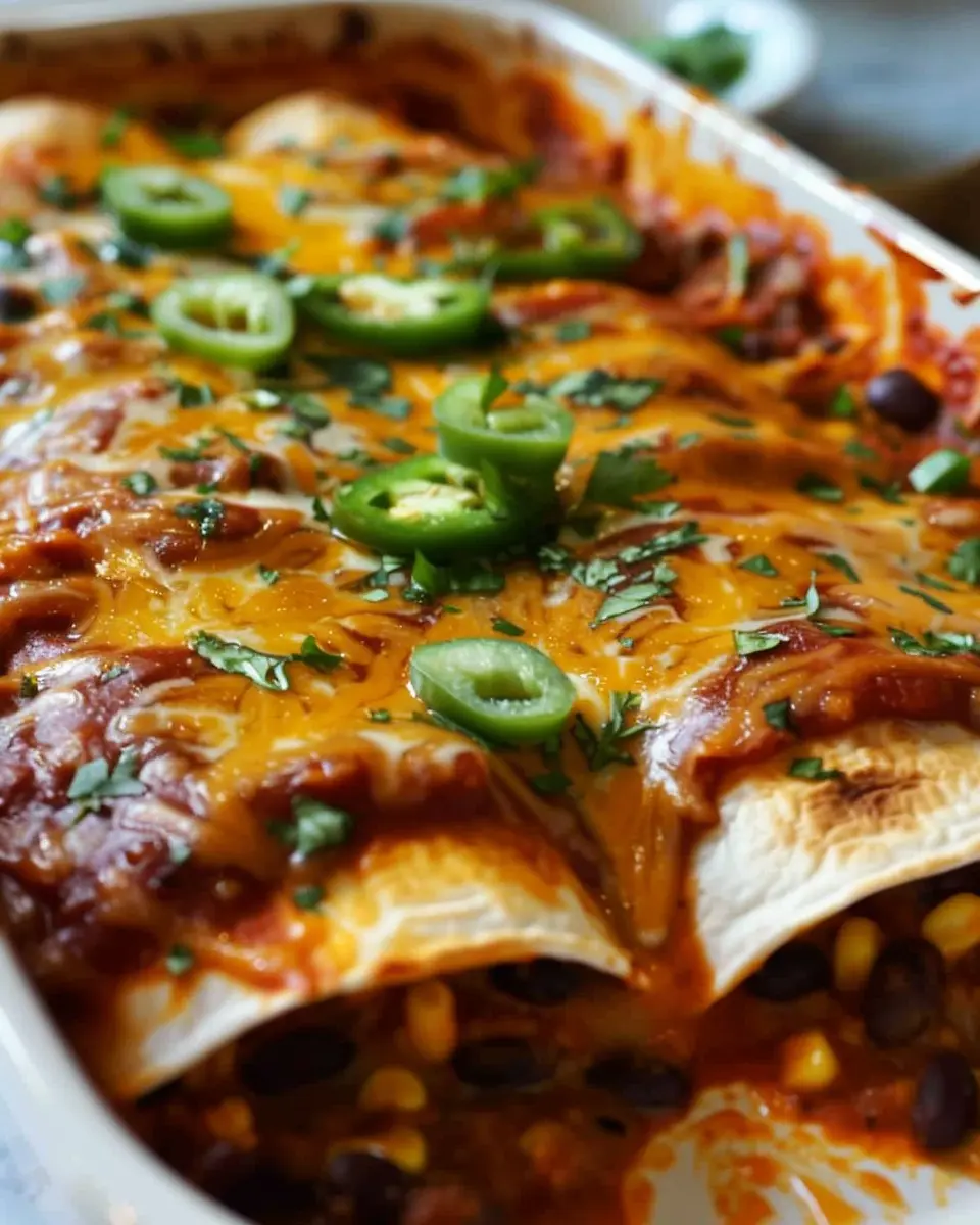 Vegetarian Black Bean Enchiladas: Easy Homemade Comfort Food