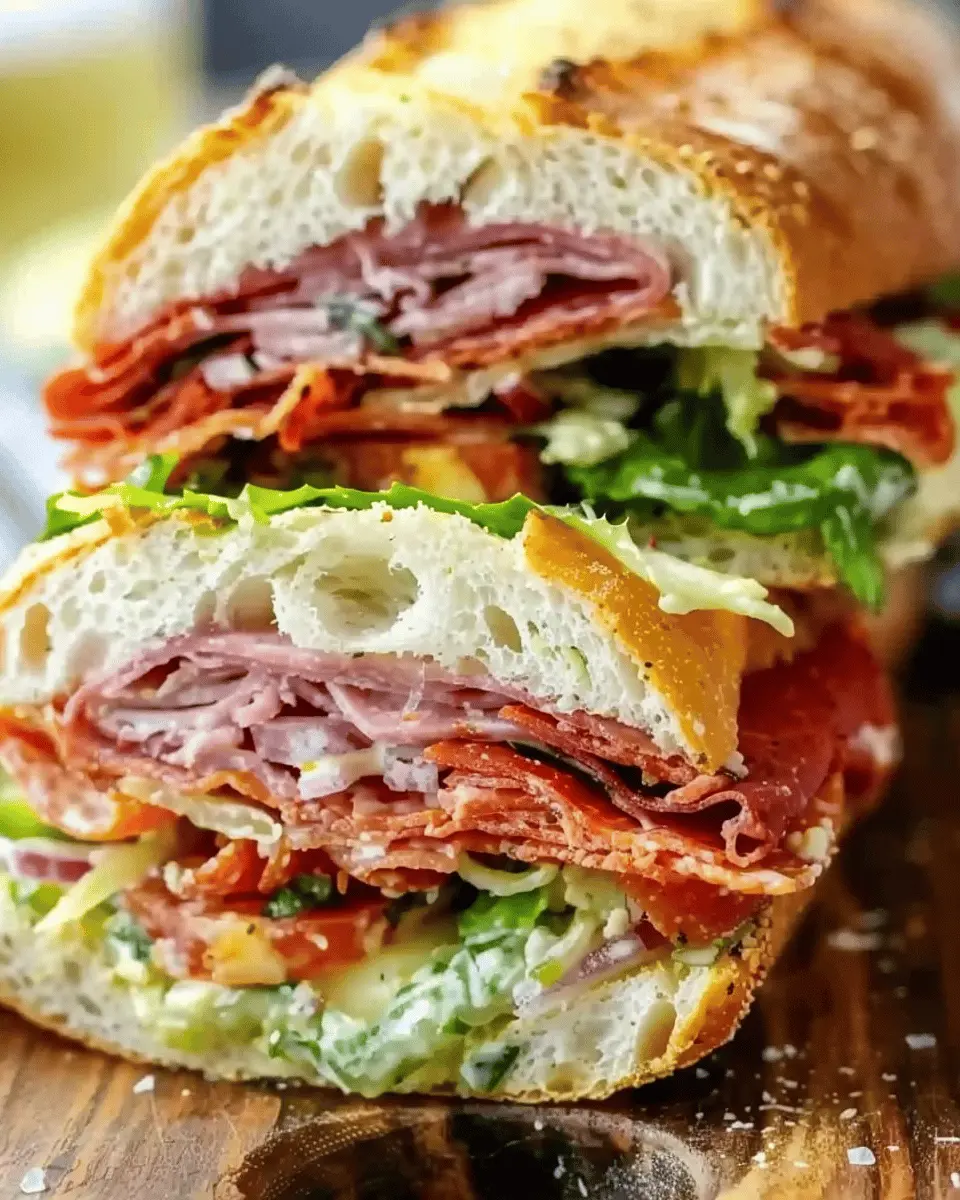 Italian Grinder Salad Sandwich: A Fresh, Flavorful Twist for Home Chefs