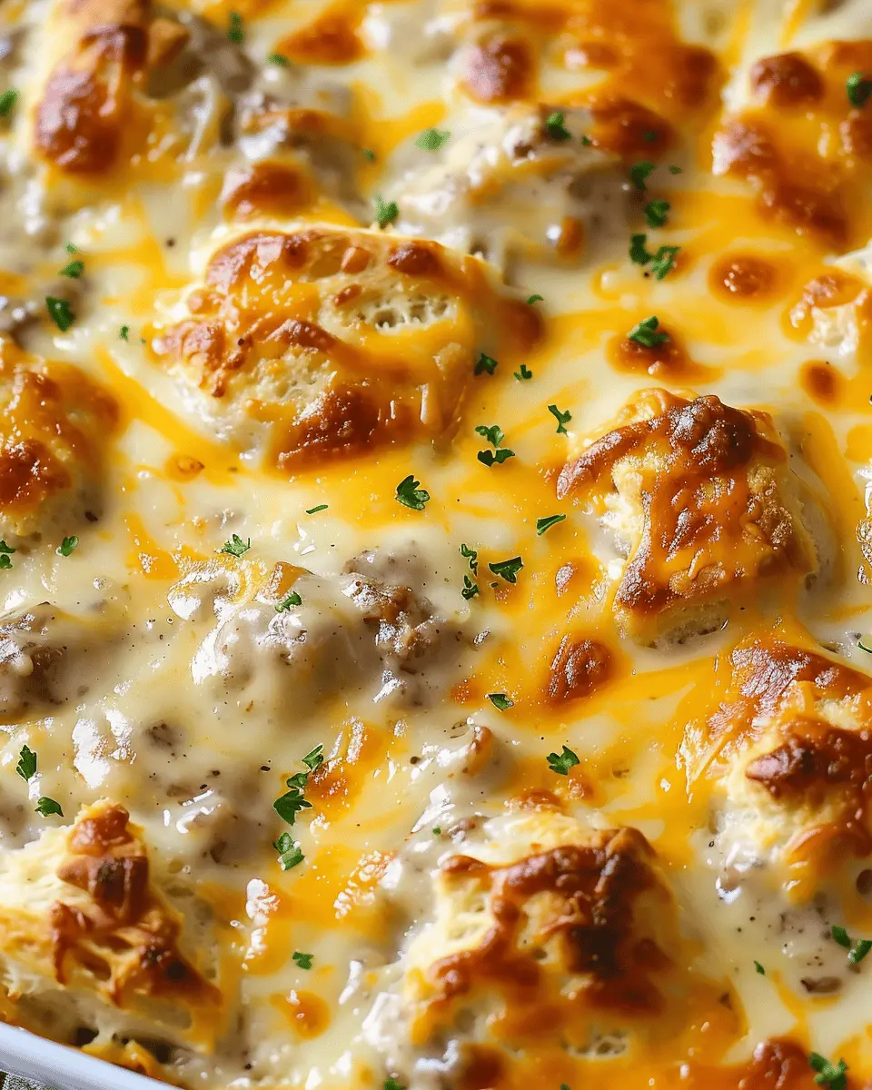 Biscuits and Gravy Casserole: An Easy, Indulgent Family Favorite
