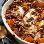 Southern Maple Sweet Potato Casserole
