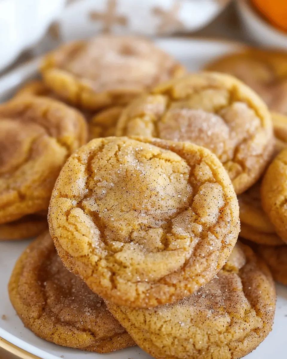 Pumpkin Snickerdoodle Cookies: Indulgent Treats for Fall Cravings