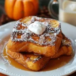 Pumpkin French Toast Breakfast