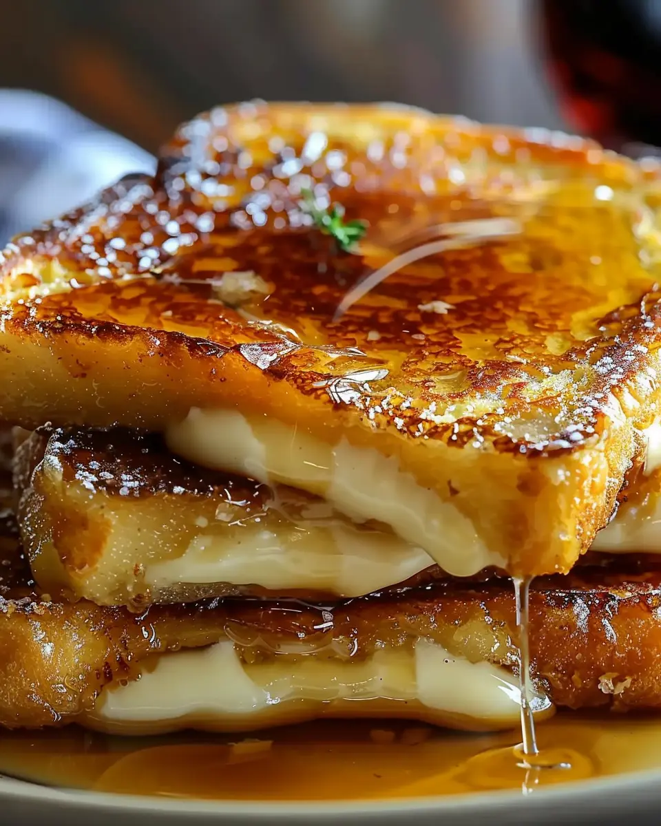 Crème Brûlée French Toast: Indulgent Morning Delight with Turkey Bacon