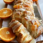 Orange Breakfast Pull Apart Loaf