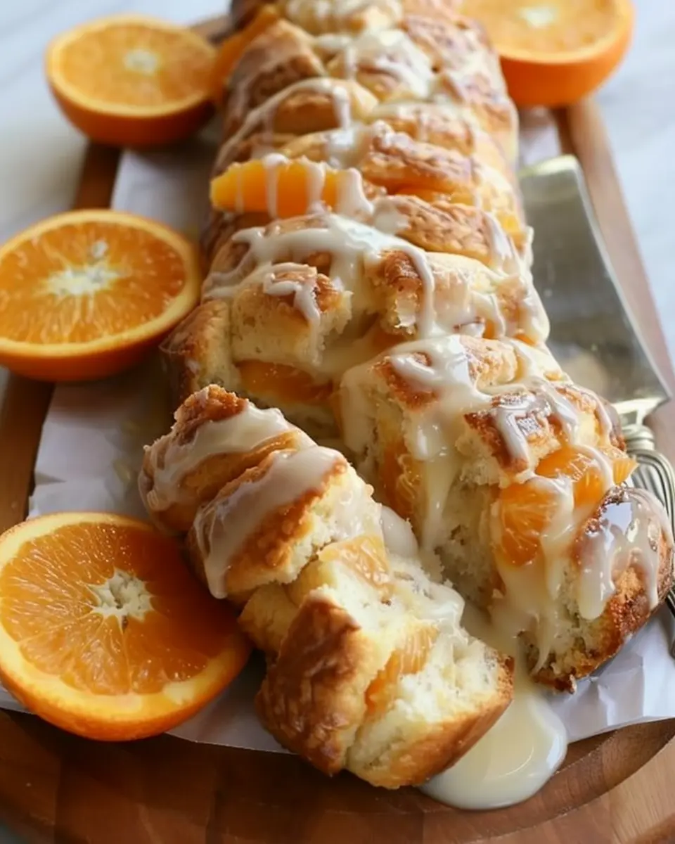 Orange breakfast pull apart loaf: Easy recipe for delicious mornings