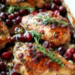 Honey Cranberry Chicken Bake