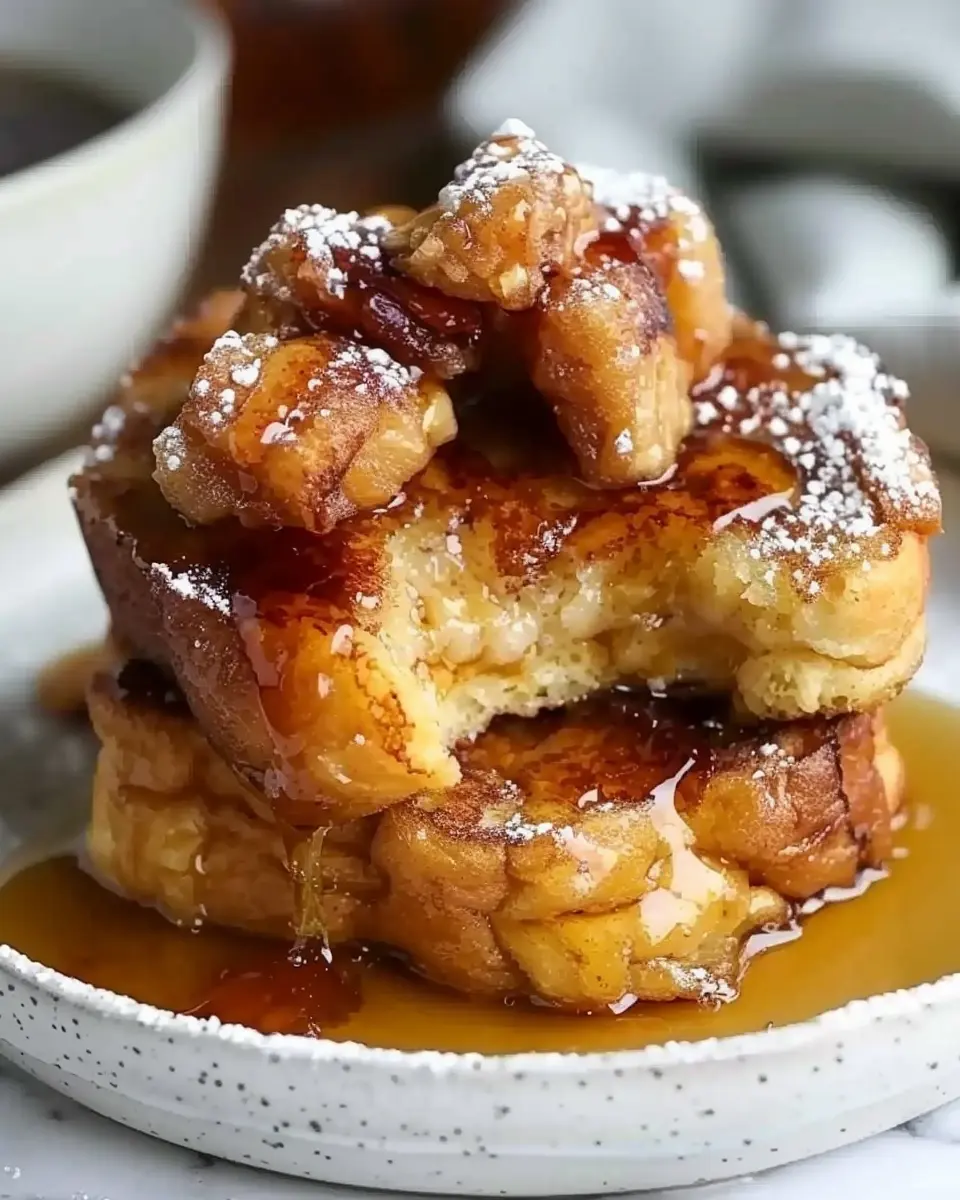 Slow Cooker French Toast: Easy Comfort with Turkey Bacon Delight