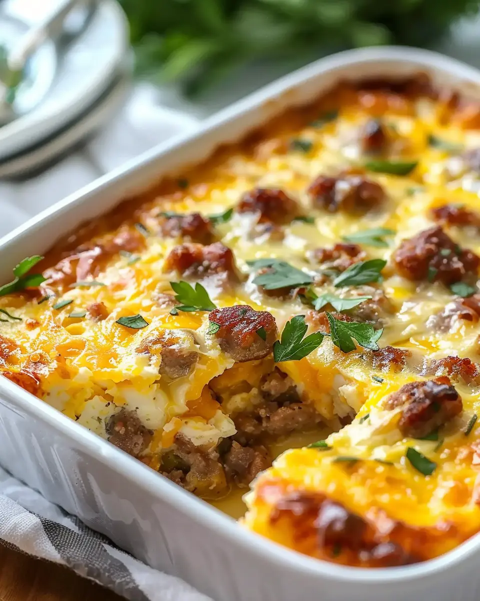 Easy Sausage and Egg Casserole: A Delightful Breakfast Treat