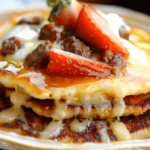 Overnight Sausage Pancake Breakfast