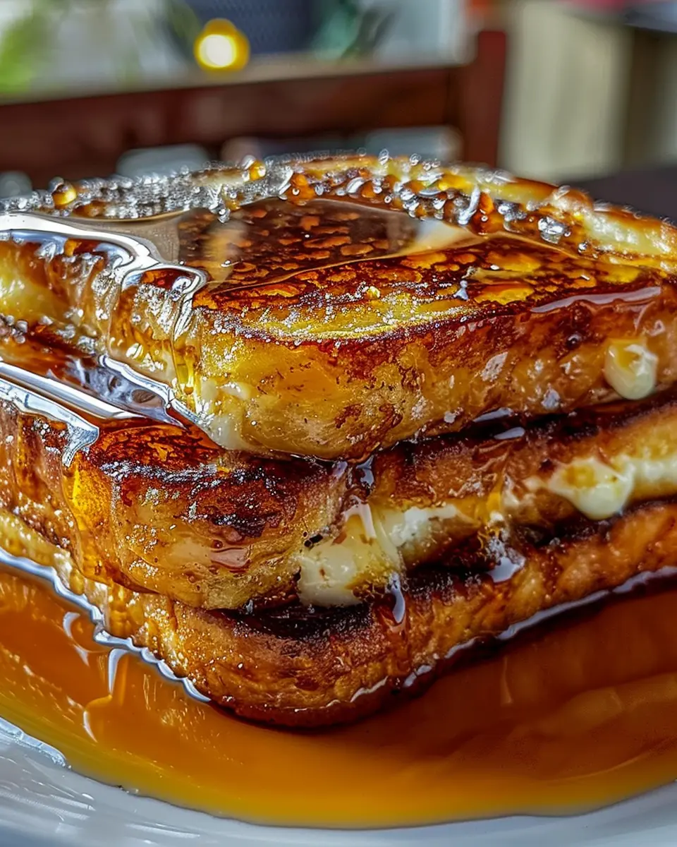 Crème Brûlée French Toast: Indulgent Recipe with Turkey Bacon