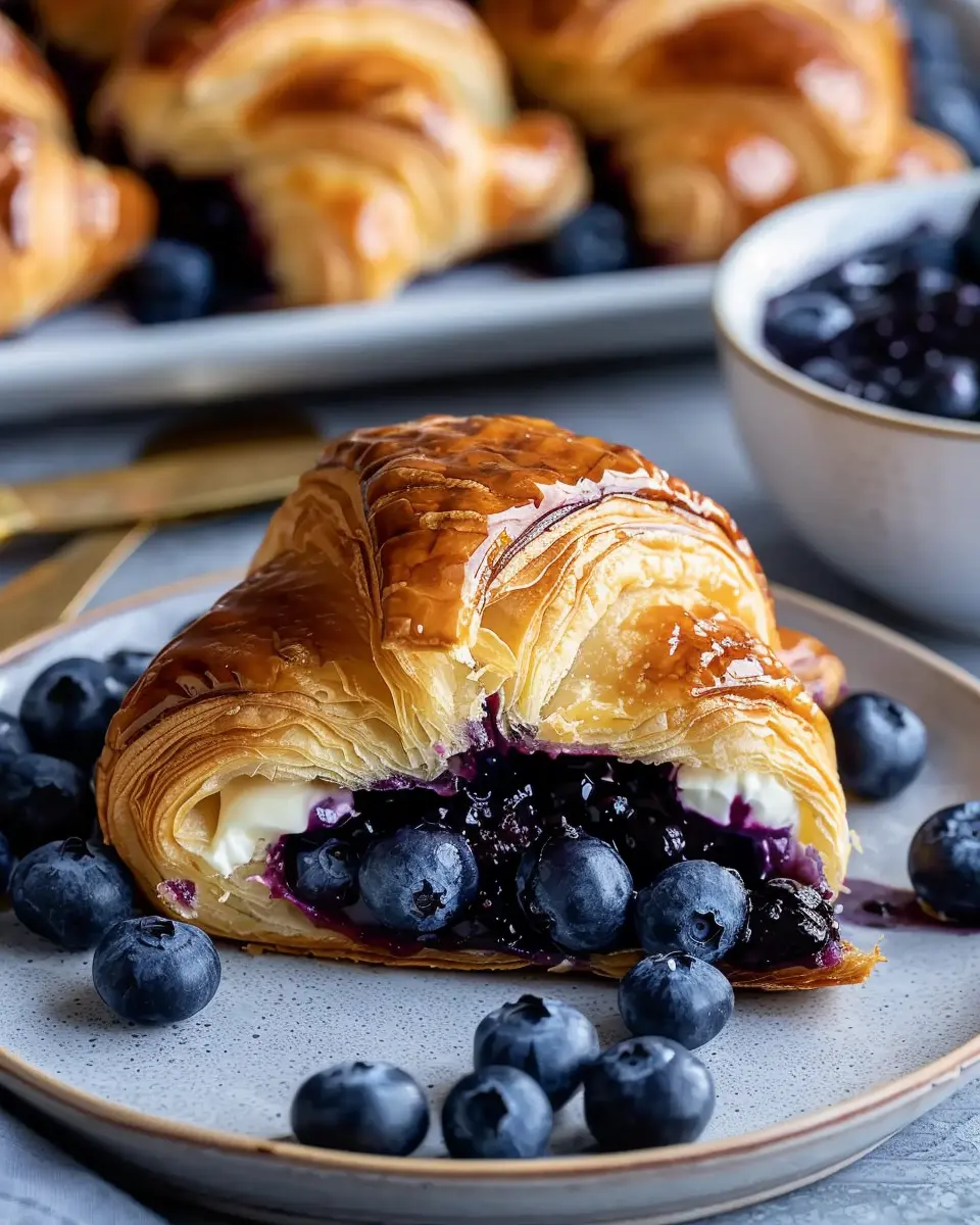 Blueberry Cream Cheese Croissant: The Best Indulgent Treat