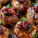 Sheet Pan Smoked Sausage Cranberry Bites