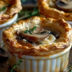 Mini Mushroom Gruyère Pot Pies
