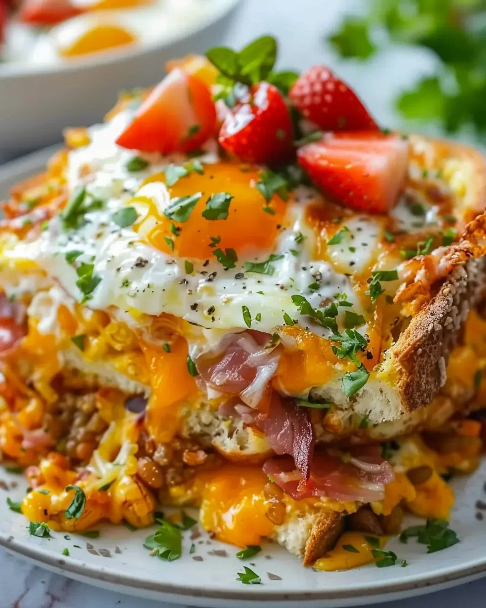 Ultimate Overnight Breakfast: Indulgent Turkey Bacon &amp; Chicken Ham Delight