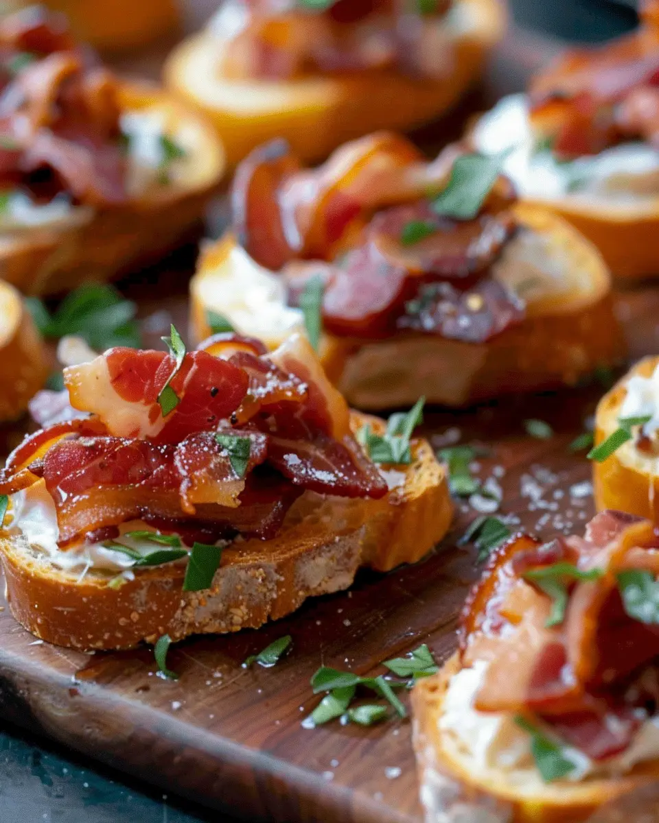 Million Dollar Turkey Bacon Crostini: Indulgent Flavor Boost