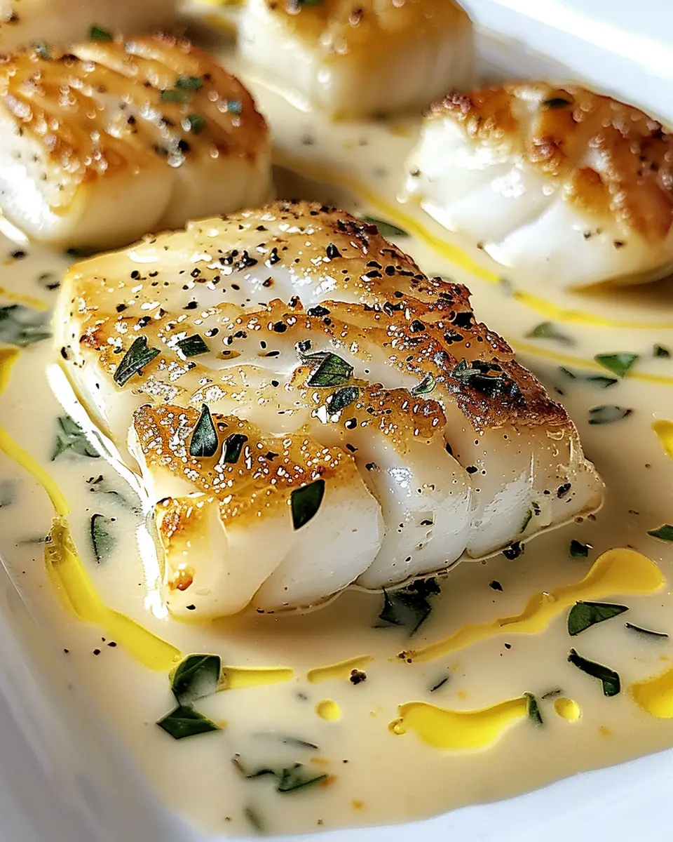 Baked Cod in Coconut Lemon Cream Sauce: A Delightfully Easy Recipe