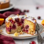 Cranberry Orange Breakfast Cake Recipe