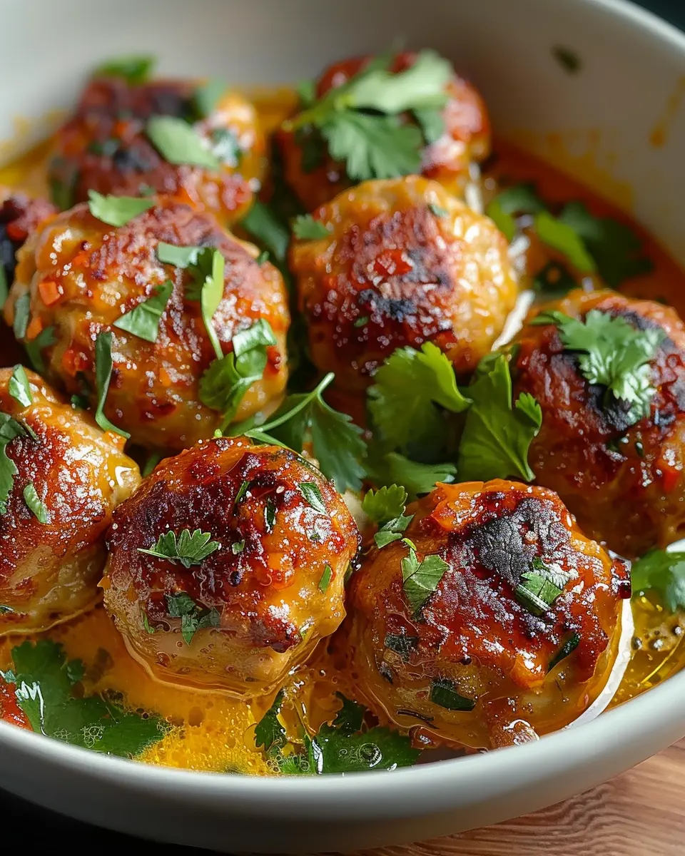Thai Chicken Meatballs: Easy, Juicy Flavor Packed Treats for Dinner