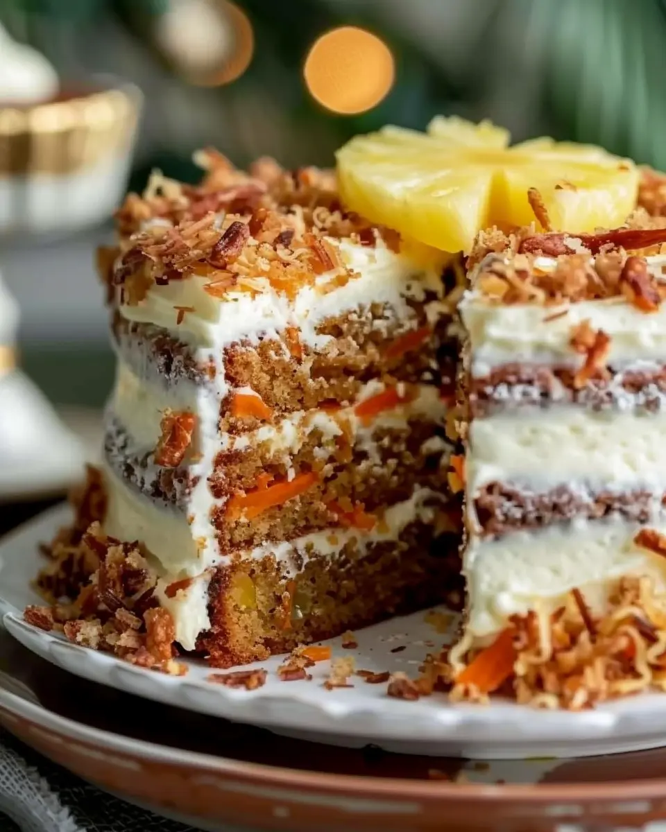 Christmas Hawaiian Carrot Pineapple Cake: The Best Festive Delight